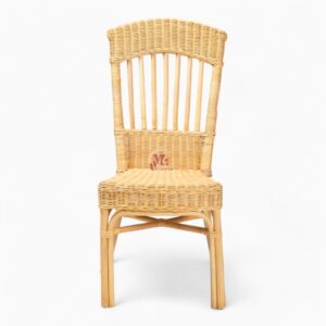 High Back Rattan Wicker Dining Chair