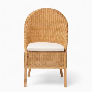 Simple Woven Rattan Dining Chair
