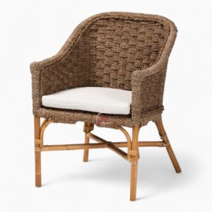 Woven Seagrass Dining Chair