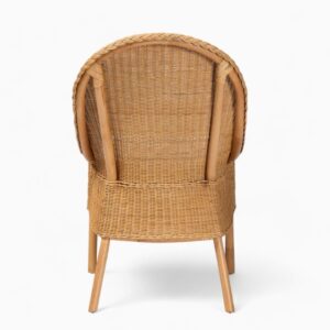 Simple Woven Rattan Dining Chair