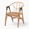 Simple Wicker Rattan Dining Chair