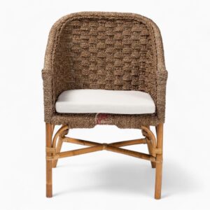 Woven Seagrass Dining Chair