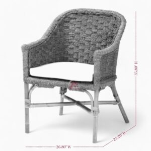 Woven Seagrass Dining Chair