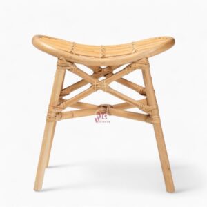 Modern Wicker Rattan Footstool