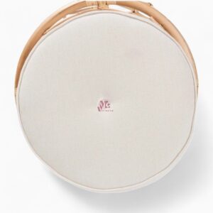 Round Wicker Rattan Footstool