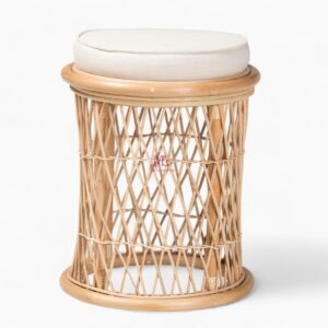 Natural Wicker Rattan Footstool