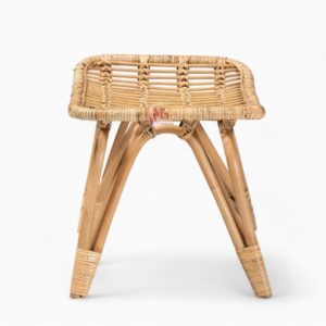 Wicker Rattan Footstool