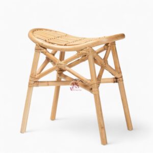 Modern Wicker Rattan Footstool