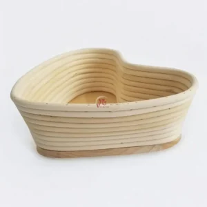 Heart-Shaped Bread Proofing Basket