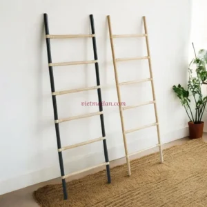 Rattan Ladder - Black and Brown Color