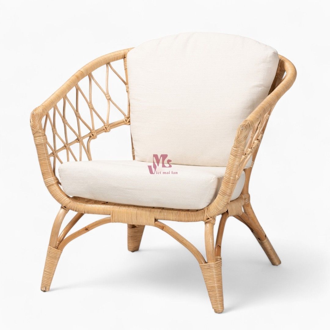 Modern Rattan Chair for Living Room