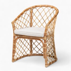 Simple Wicker Lounge Chair
