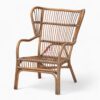 Modern Brown Rattan Chair for Living Room