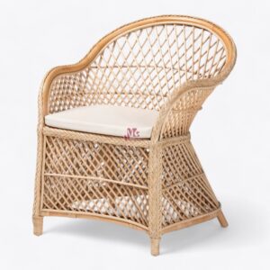 Woven Rattan Lounge Chair