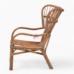 Modern Brown Rattan Chair for Living Room