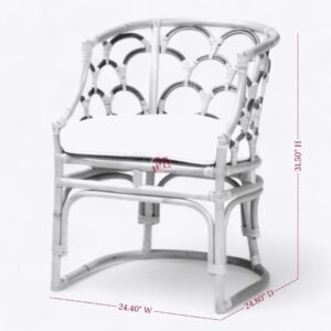 Wicker Accent Lounge Chair