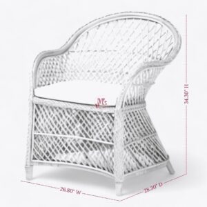 Woven Rattan Lounge Chair