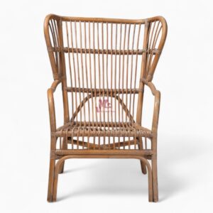 Modern Brown Rattan Chair for Living Room