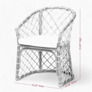 Simple Wicker Lounge Chair
