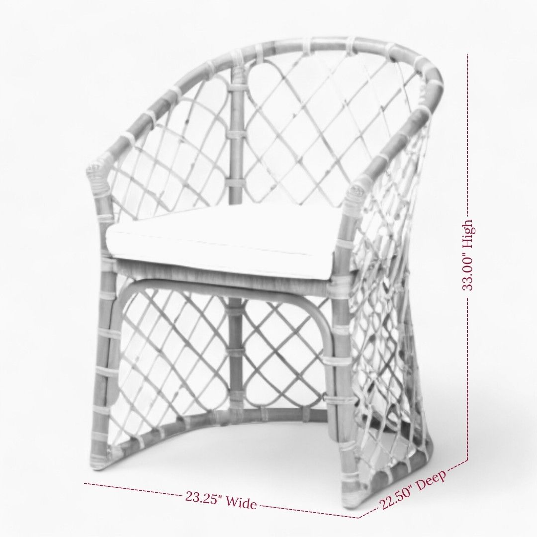 Simple Wicker Lounge Chair