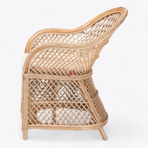 Woven Rattan Lounge Chair