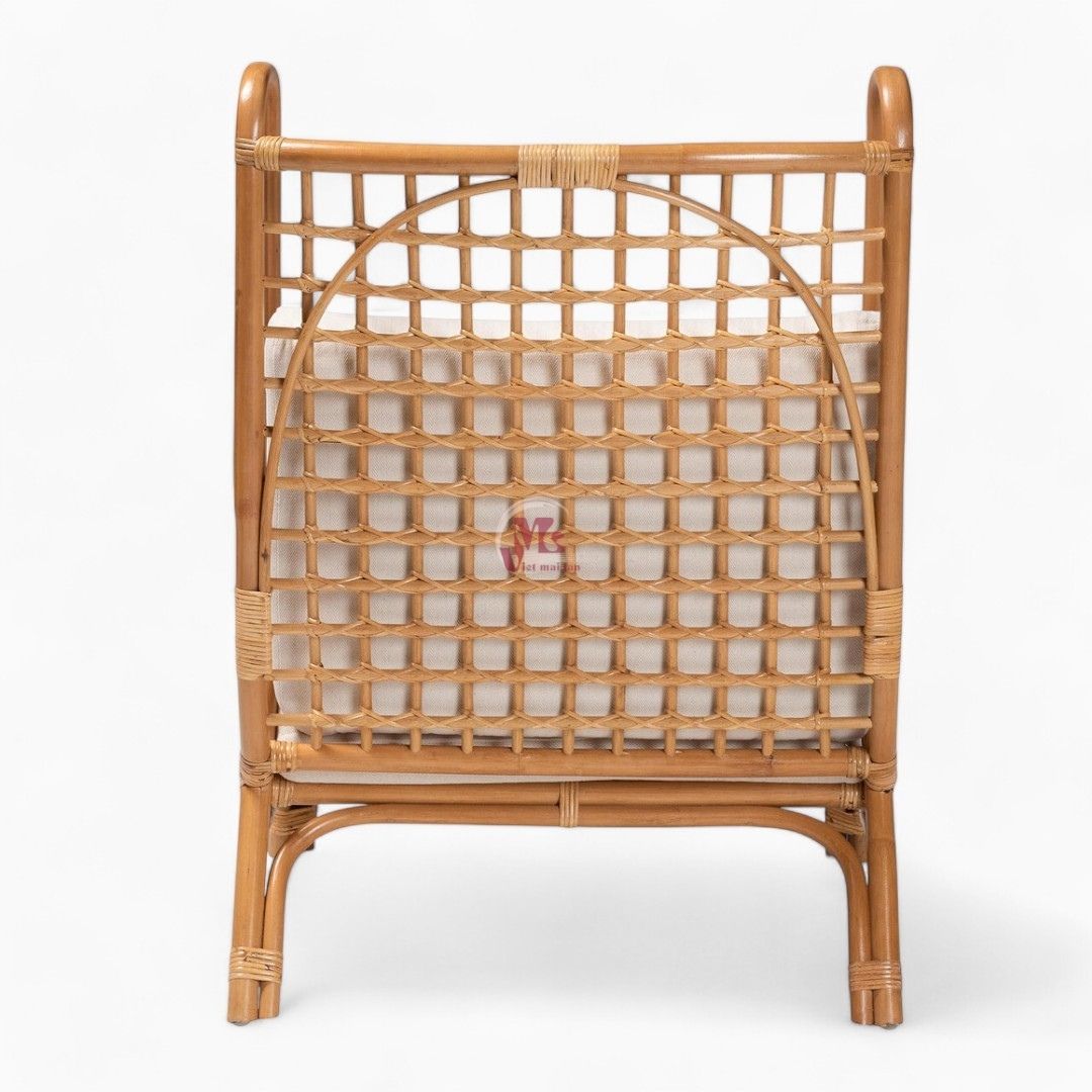 Rattan Lounge Chair with Cushion
