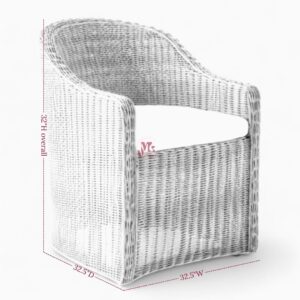 Bohemian Rattan Arm Chair