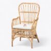 Brown Rattan Arm Chair