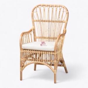 Brown Rattan Arm Chair
