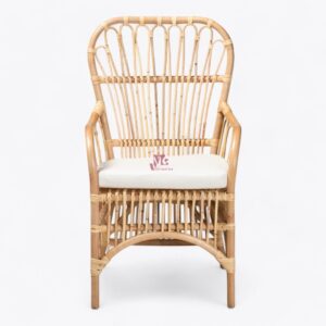 Brown Rattan Arm Chair