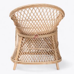 Woven Rattan Lounge Chair