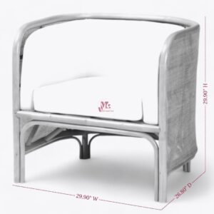 Luxury Rattan Lounge Chair