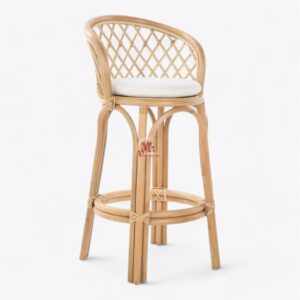 Luxury Rattan Bar Stool