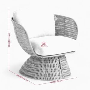 Rattan Lounge Chair Natural