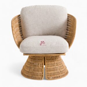 Rattan Lounge Chair Natural