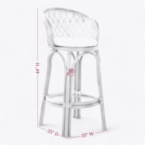 Luxury Rattan Bar Stool