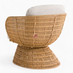 Rattan Lounge Chair Natural