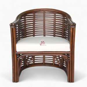 Brown Rattan Lounge Chair