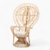 Handmade Peacock Rattan Lounge Chair