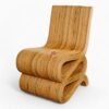 High back Wicker rattan Lounge Chair
