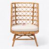 Wicker Rattan Lounge Chair