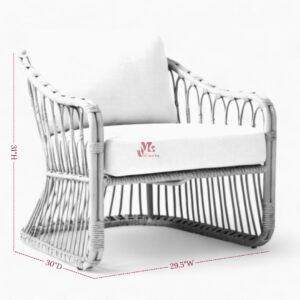 Accent Rattan Arm Chair