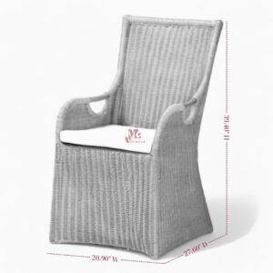 Handmade Woven Rattan Lounge Chair