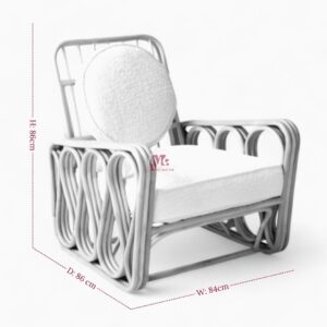 Vintage Rattan Lounge Chair