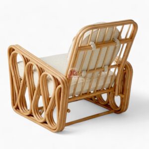 Vintage Rattan Lounge Chair