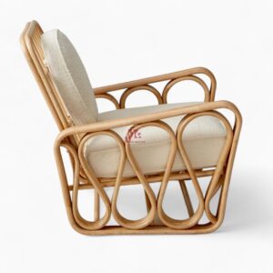 Vintage Rattan Lounge Chair