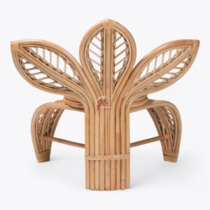 Rattan Flower Arm Chair