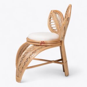 Rattan Flower Arm Chair