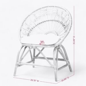 Rattan Accent Arm Chair