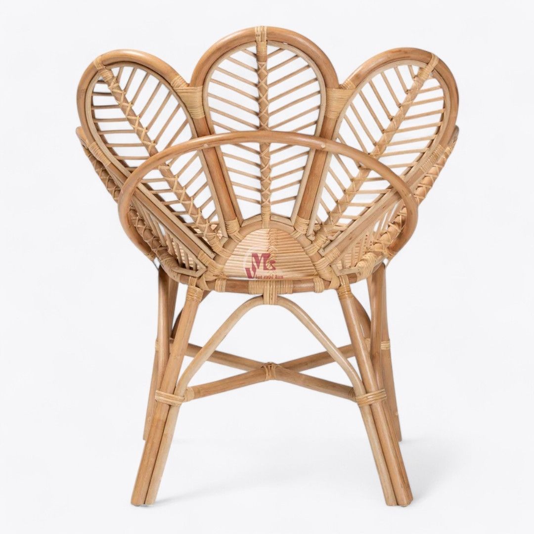 Rattan Flower Lounge Chair